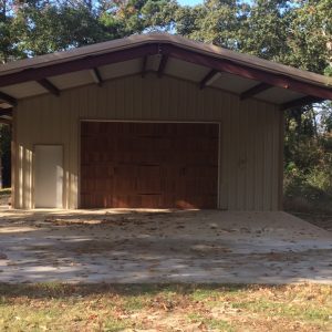 carport and metal building in east texas